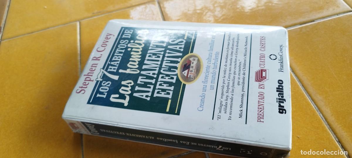 Casetes antiguos: LOS 7 HABITOS DE LAS FAMILIAS ALTAMENTE EFECTIVA/COVEY/ COACHING4 CASETES/NUEVO PRECINTADO GRIJALBO