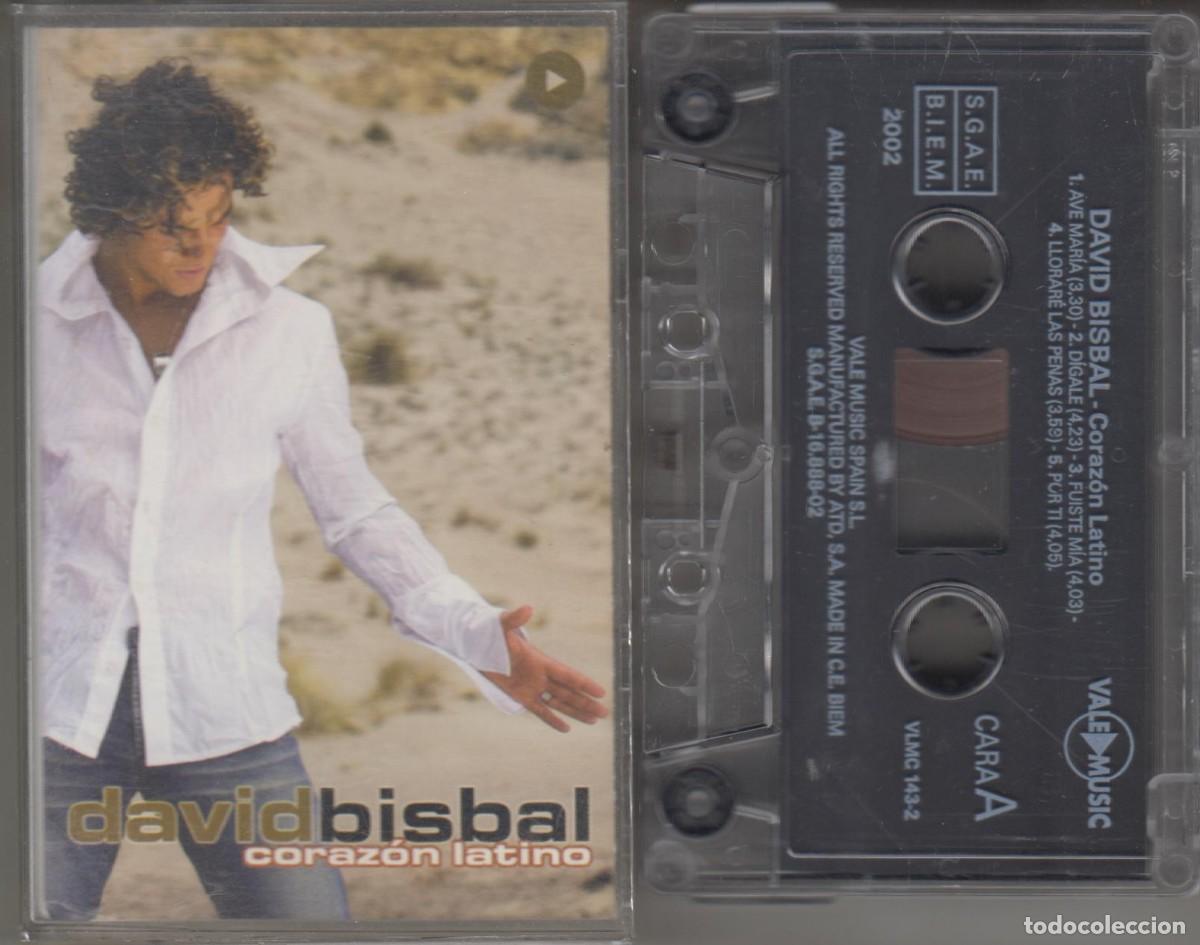 Alte Kassetten: David Bisbal &lrm;cassette Coraz&oacute;n Latino 2002 Vale Music