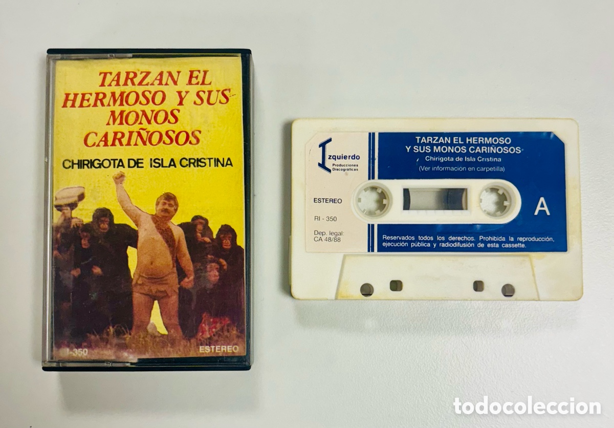 Cassettes Anciennes: Carnaval, C&aacute;diz, 1988 CHIRIGOTA Isla Cristina TARZAN EL CARI&Ntilde;OSO