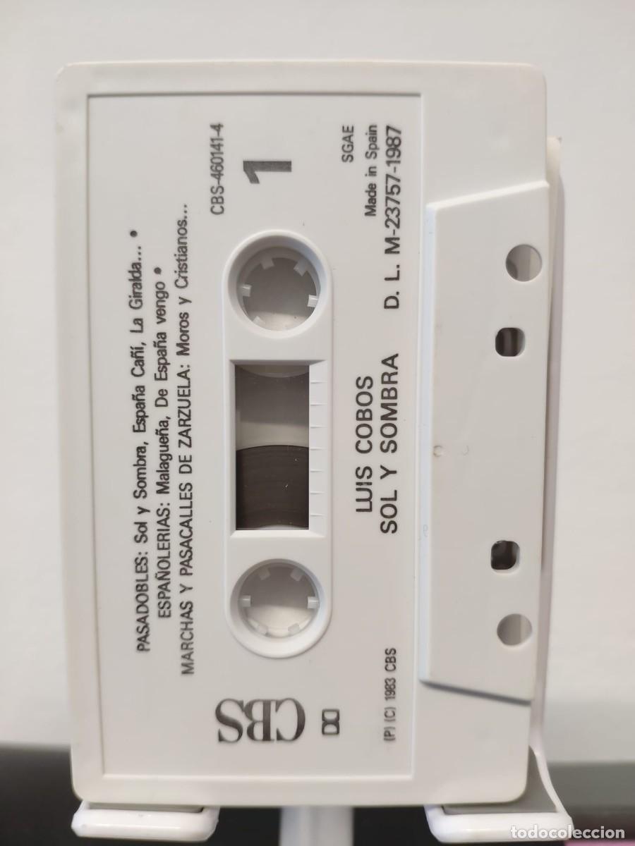 Casetes antiguos: Luis Cobos - Sol y Sombra (Cassette) 1 - Foto 3