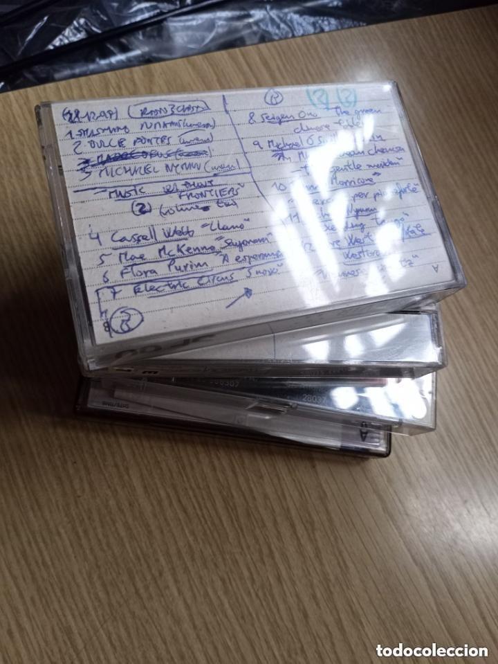 Casetes antiguos: 4 CINTAS DE CASETE GRABADAS DE 60 MINUTOS - PARA GRABAR ENCIMA