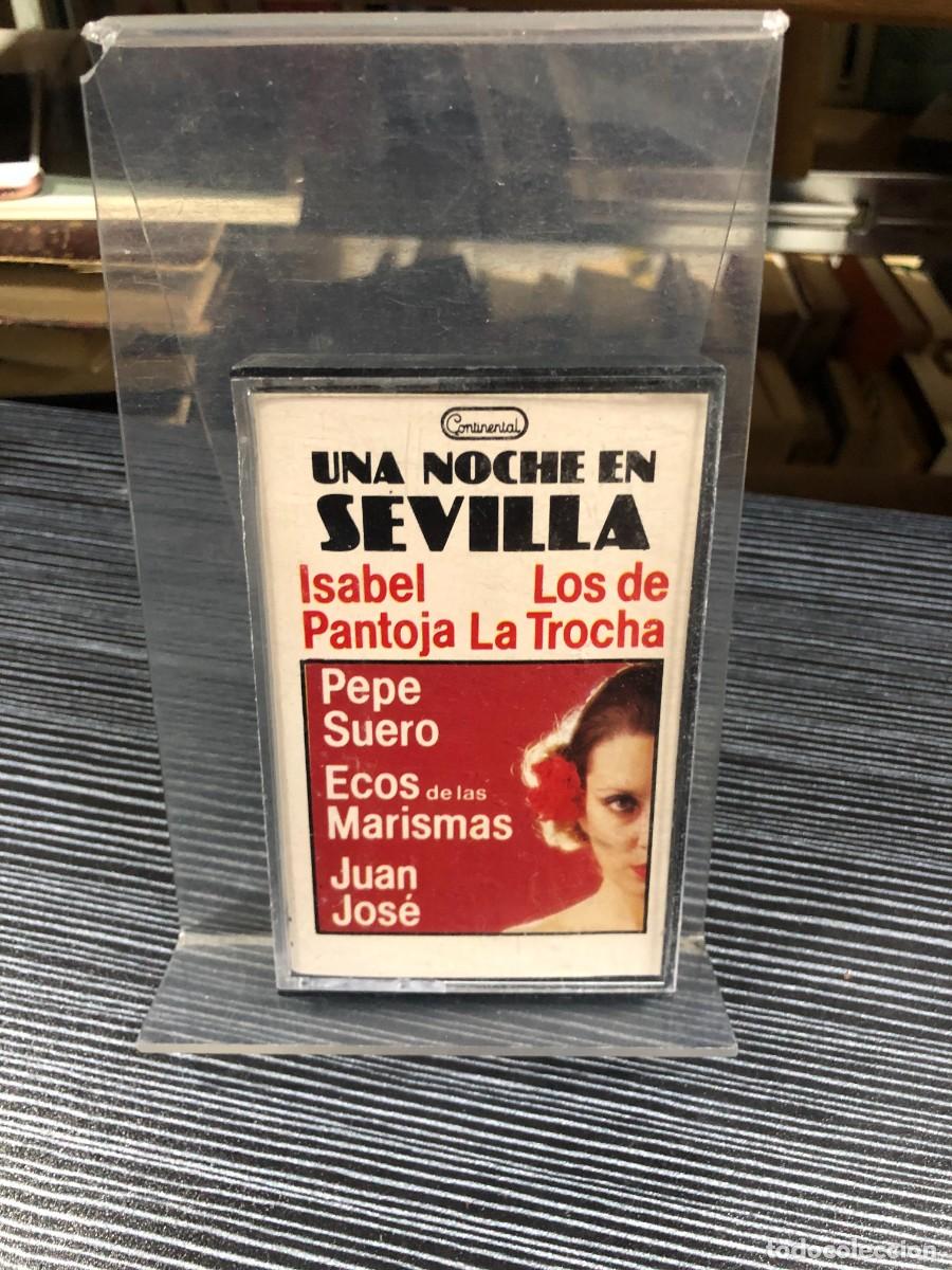 Cassetes antigas: Una Noche en Sevilla Isabel Pantoja, Los de la Trocha, etc.