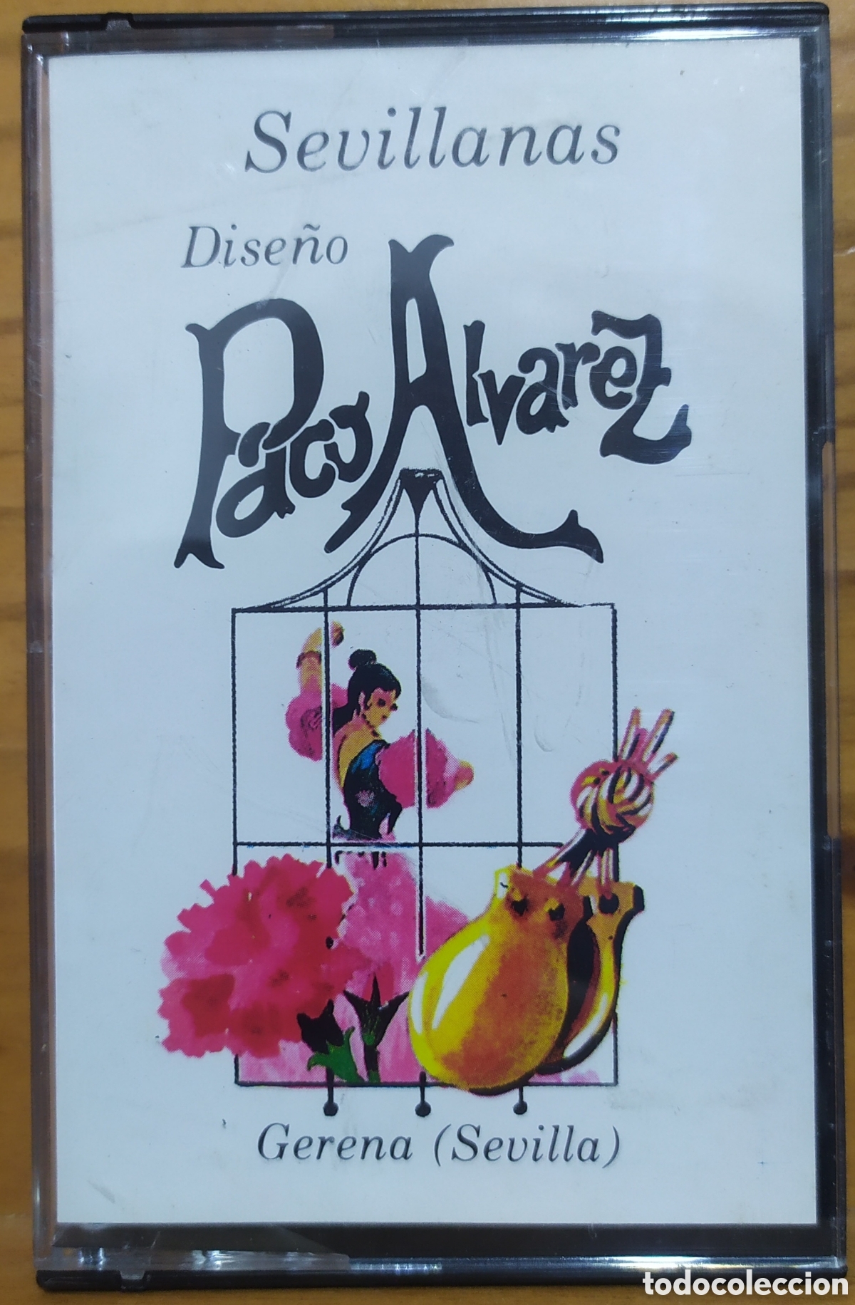 Casetes antiguos: Cinta casete: Sevillanas dise&ntilde;o Paco Alvarez, Gerena (Sevilla)