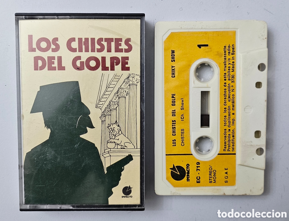 Casetes antiguos: CASSETTE CHIKY SHOW - Los chistes del golpe (Espa&ntilde;a - Impacto - 1981) GAY BIZARRO FREAK EXTREMO