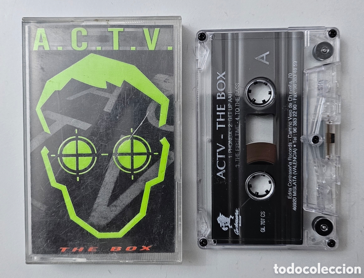 Casetes antiguos: CASSETTE A.C T.V. THE BOX (Espa&ntilde;a - Glass/Contrase&ntilde;a - 2001) RUTA DESTROY ACTV