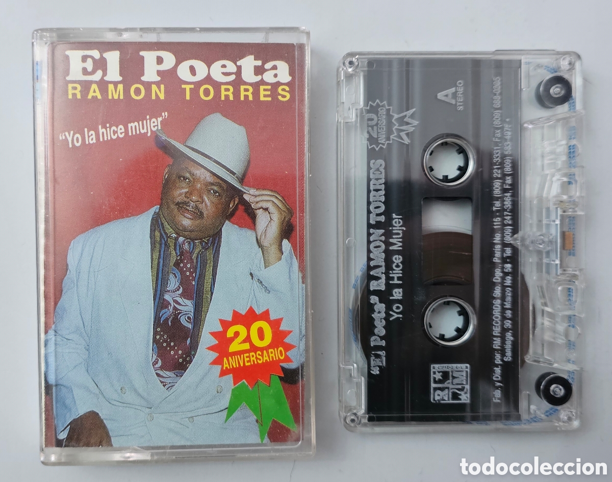 Casetes antiguos: CASSETTE RAMON TORRES - Yo la hice mujer (Rep. Dominicana - RM Records - 1994) TOP LATIN BACHATA
