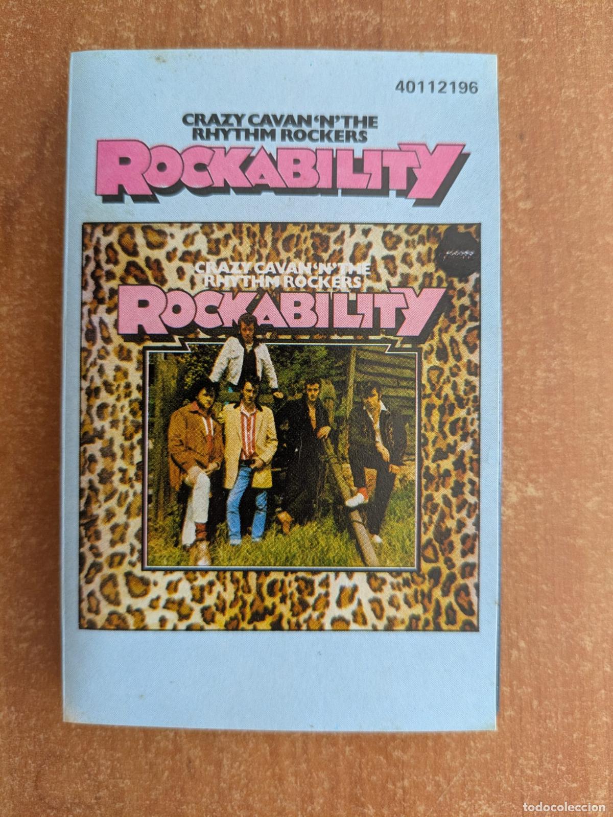 Casetes antiguos: Crazy Cavan &acute;n&acute;The Rhythm Rockers. Rockability. Hispavox. A&ntilde;o 1988.