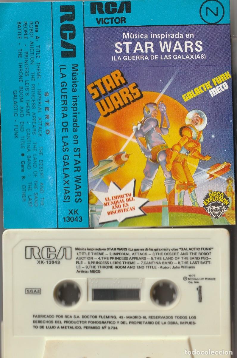 Cassetes antigas: MECO - STAR WARS (CASSETTE RCA 1977 ESPA&Ntilde;A)