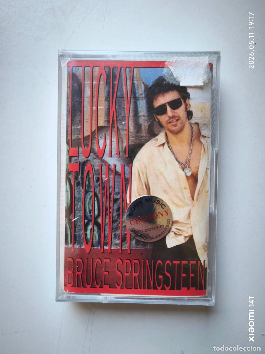 Old Cassettes: BRUCE SPRINGSTEEN-LUCKY TOWN ( COL 471424 4) CASETE.