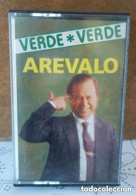 Casetes antiguos: CASETE - AREVALO VERDE VERDE CHISTES DEL GOLPE