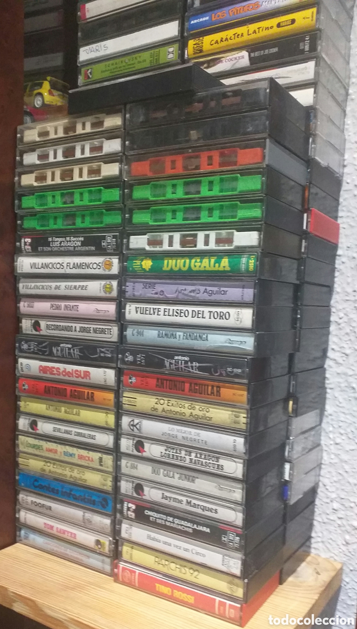 Casetes antiguos: LOTE DE 100 CINTAS DE K-7 - Foto 2