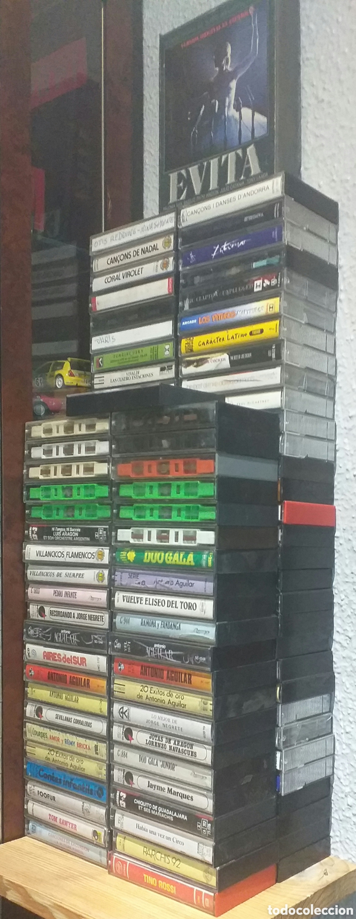 Casetes antiguos: LOTE DE 100 CINTAS DE K-7 - Foto 3