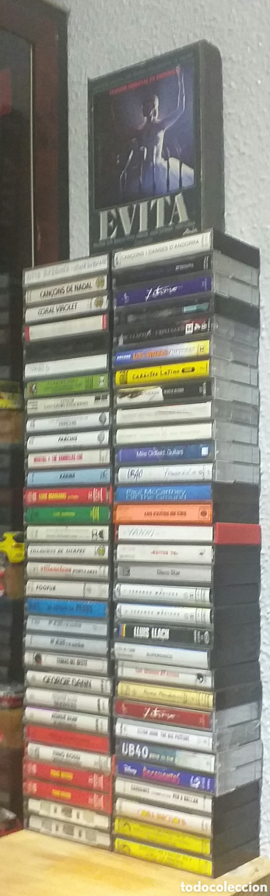 Casetes antiguos: LOTE DE 100 CINTAS DE K-7 - Foto 1