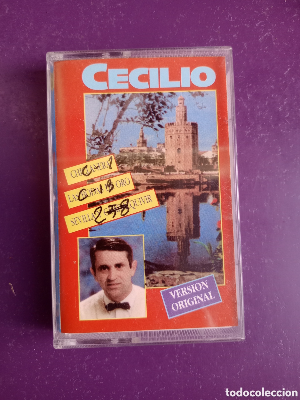 Casetes antiguos: CECILIO - CASETE PRODUCCIONES EXTREME&Ntilde;AS 1991 - CANCION ESPA&Ntilde;OLA, COPLA POP - LA RUMBA DEL METE SACA