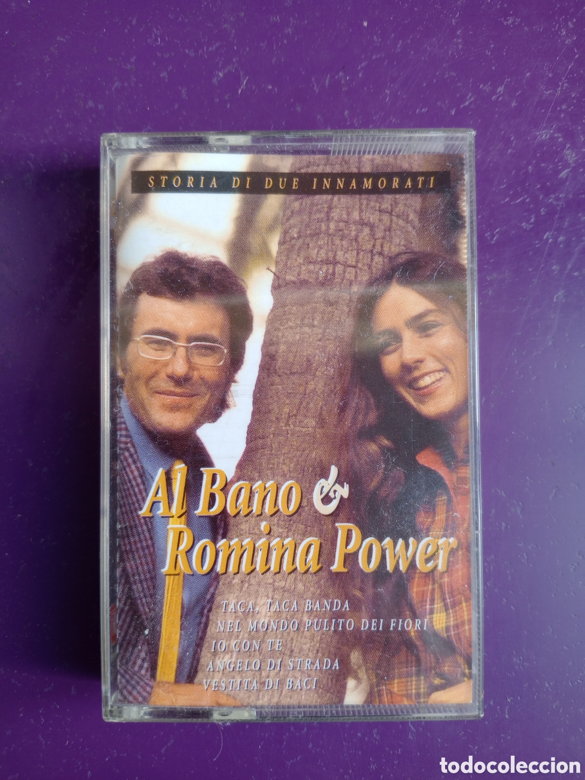 Casetes antiguos: AL BANO Y ROMINA POWER - STORIA DI DUE INAMORATI - CASETE DISKY 14 EXITOS 1&ordf; EPOCA - ITALIA MELODICA