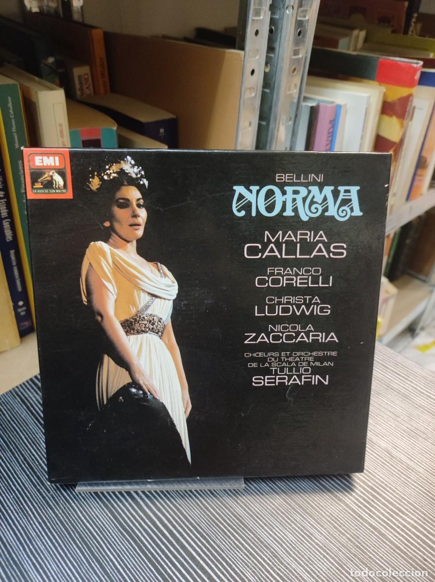Casetes antiguos: &Oacute;pera Norma (Box Set de Casetes / Edici&oacute;n Francesa, 1961) Vincenzo Bellini (Interp: Maria Calla