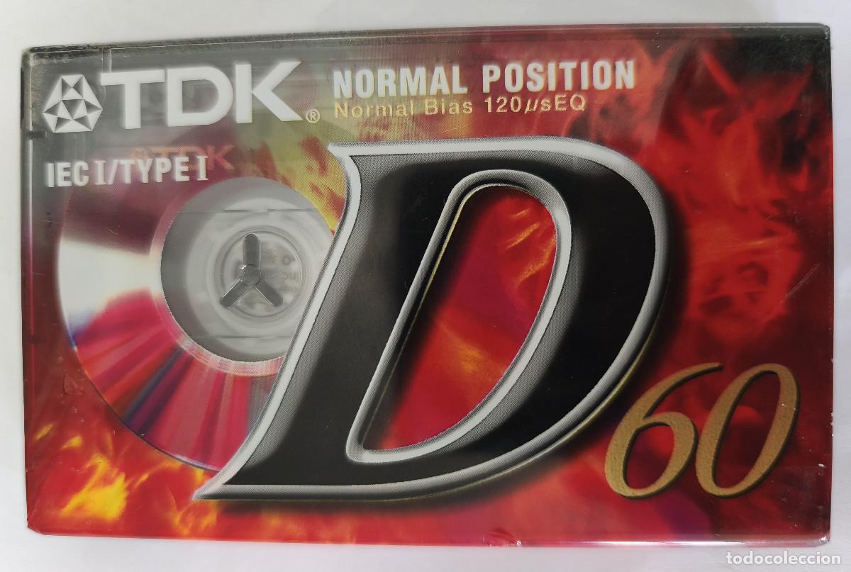 Casetes antiguos: CINTA CASETTE TDK D60 NUEVA PRECINTADA - Foto 1