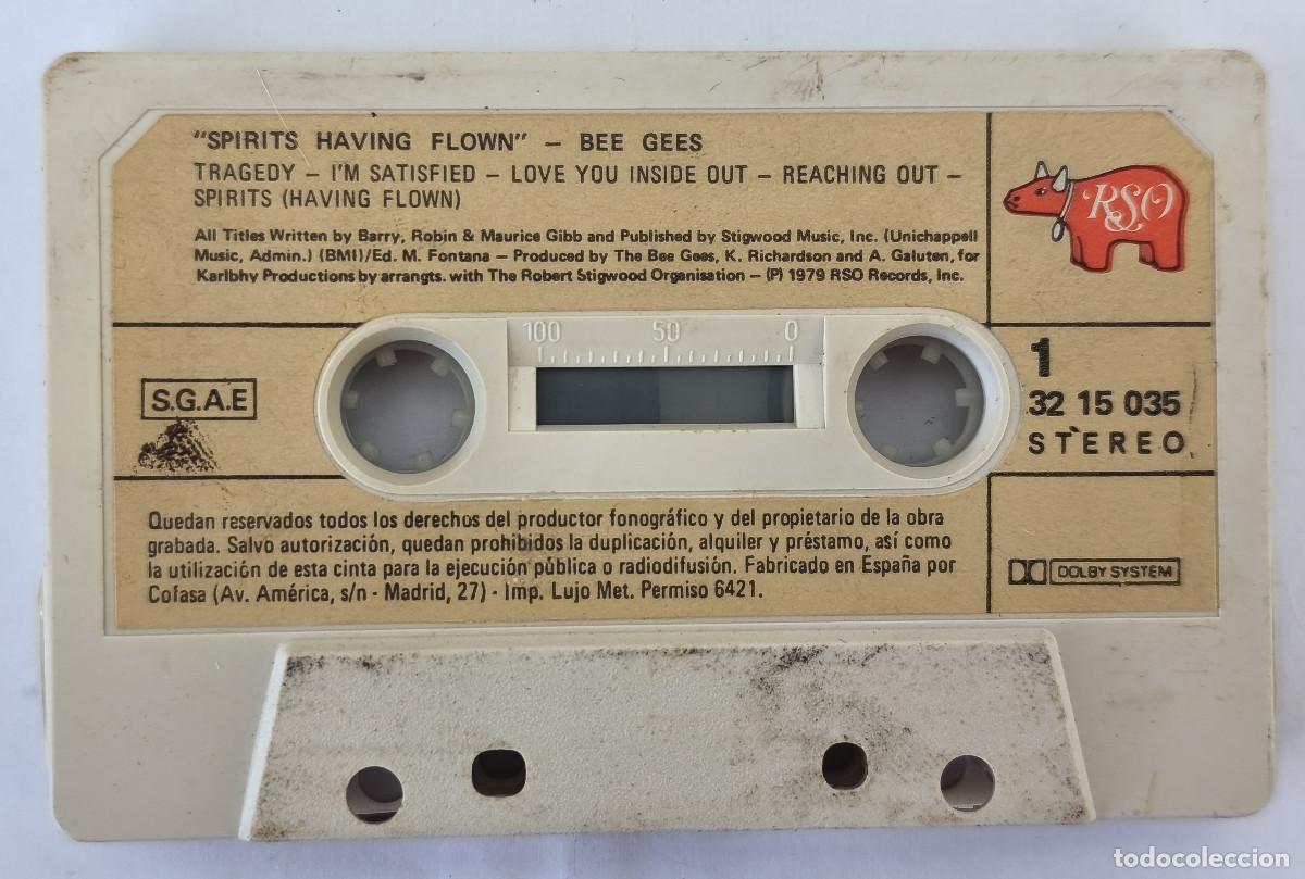 Casetes antiguos: BEE GEES - SPIRITS HAVING FLOWN - Foto 3