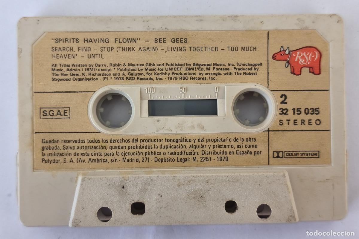 Casetes antiguos: BEE GEES - SPIRITS HAVING FLOWN - Foto 4