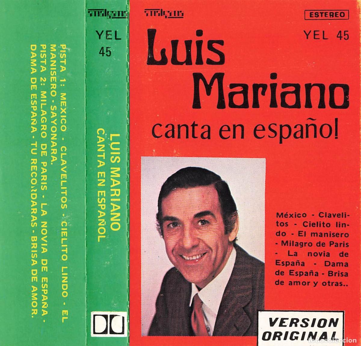 Casetes antiguos: Luis Mariano - Canta en Espa&ntilde;ol (Cassette) - Foto 2