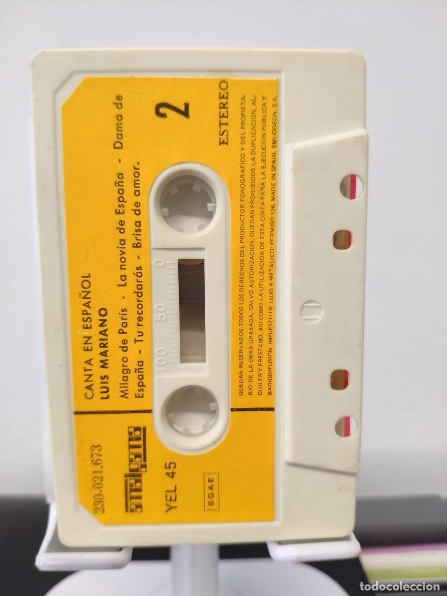 Casetes antiguos: Luis Mariano - Canta en Espa&ntilde;ol (Cassette) - Foto 4