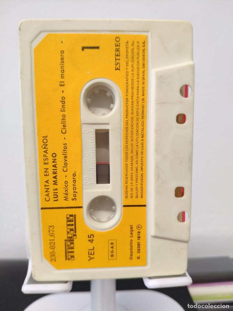 Casetes antiguos: Luis Mariano - Canta en Espa&ntilde;ol (Cassette) - Foto 5