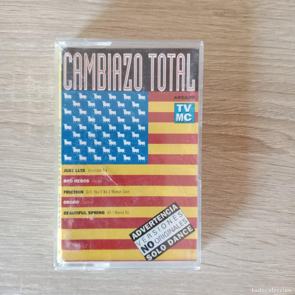 Casetes antiguos: CAMBIAZO TOTAL - CASSETTE - DANCE, ARCADE - INCLUYE ZOMBIE DE ORORO - A&Ntilde;O 1995.