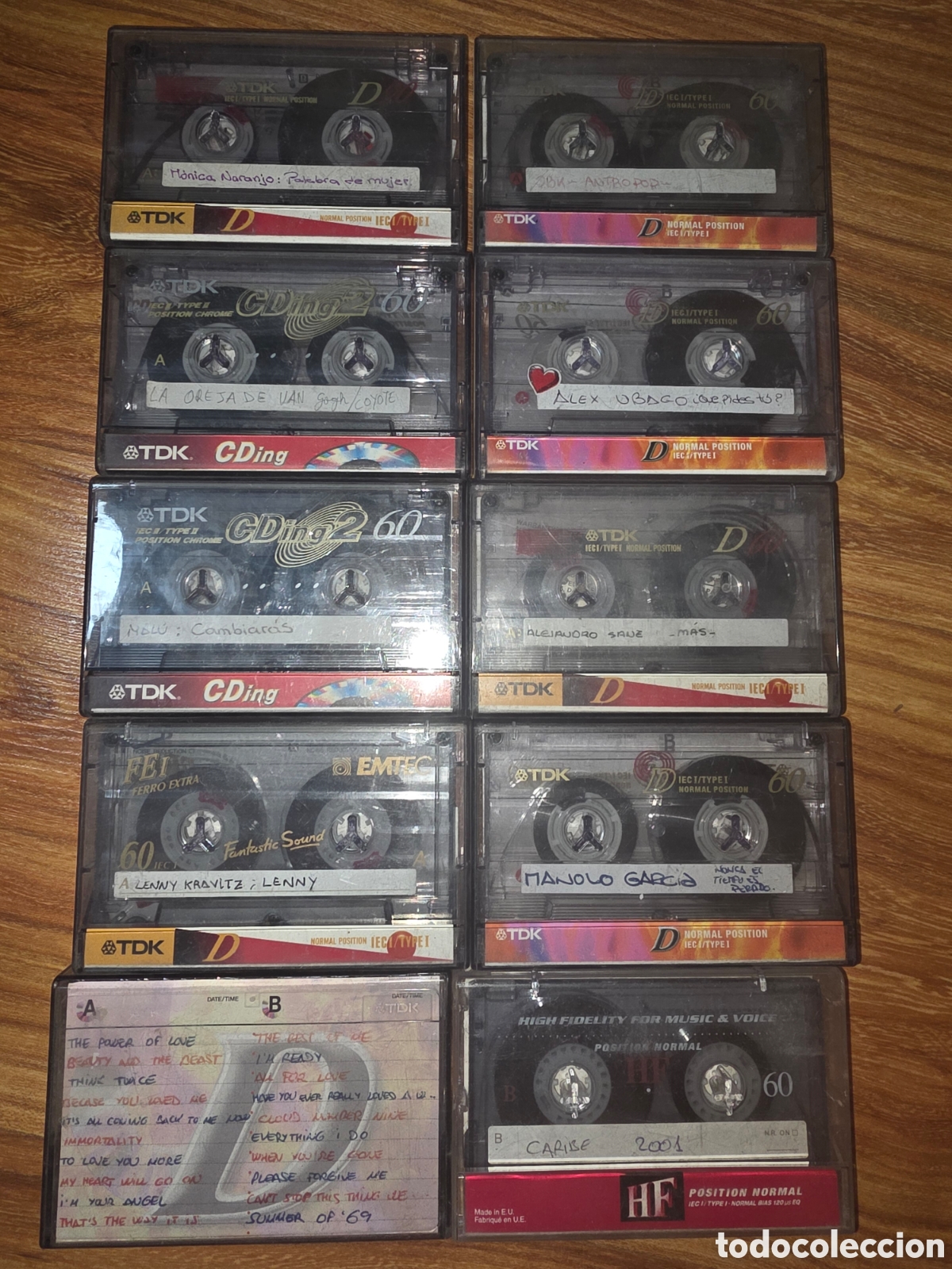 Casetes antiguos: Cintas cassette variadas