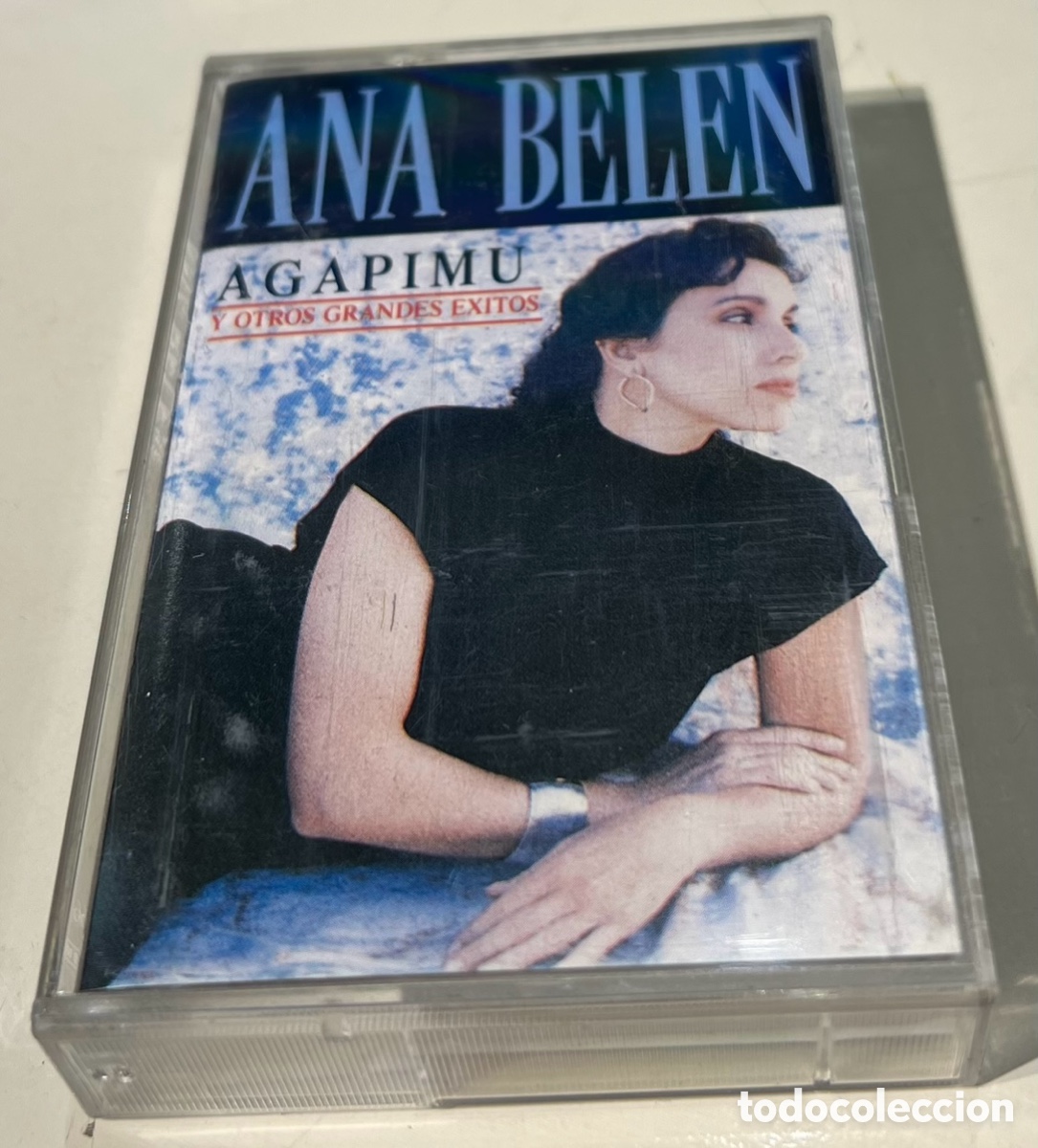 Casetes antiguos: Cinta de Casete. Ana Bel&eacute;n. &ldquo;Agapimu&rdquo;. 1992. CBS.