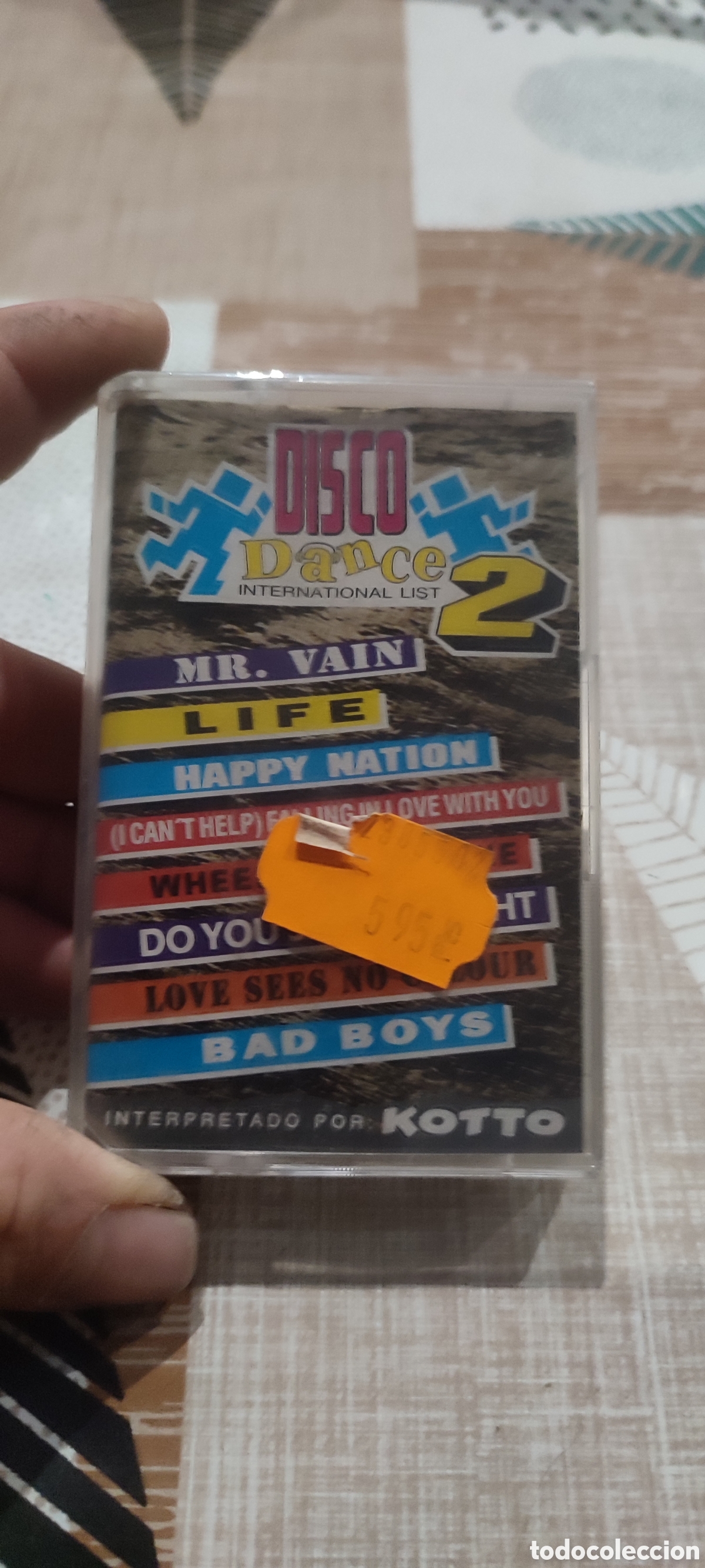 Casetes antiguos: Cinta casete Disco Dance by Kotto . Precintado, procede de tienda cerrada hace a&ntilde;os