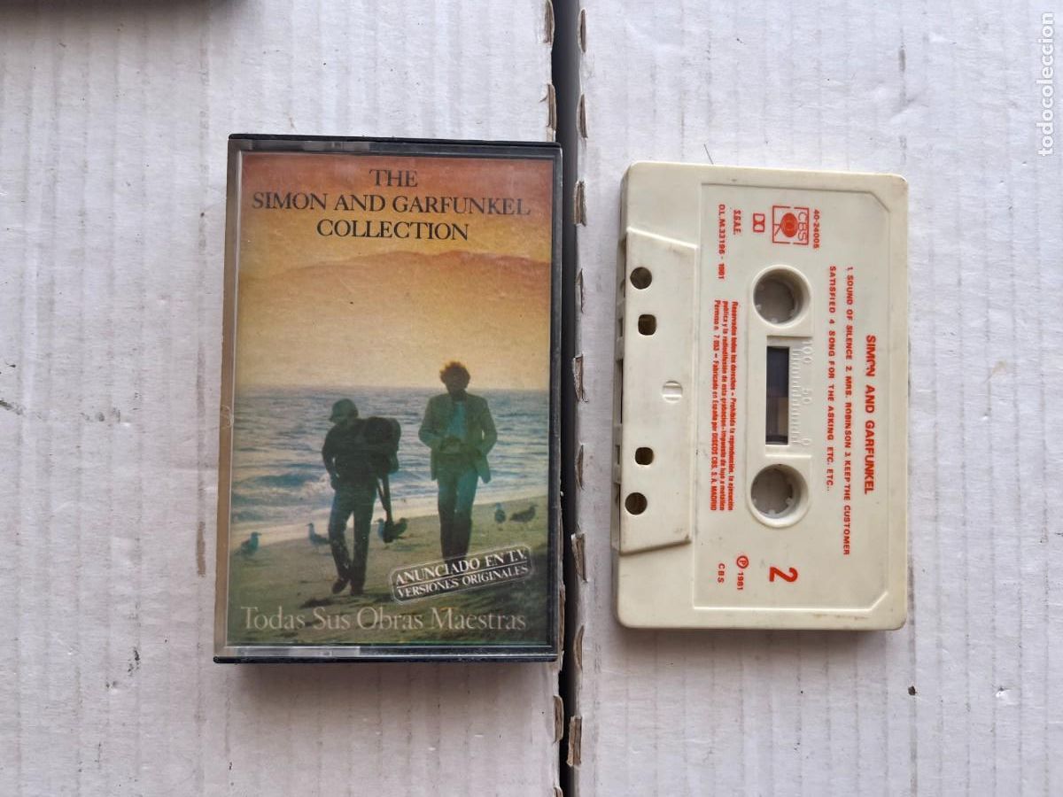 Casetes antiguos: THE SIMON AND GARFUNKEL COLLECTION SOUND OF SILENCE - CINTA CASETE CASSETTE KREATEN