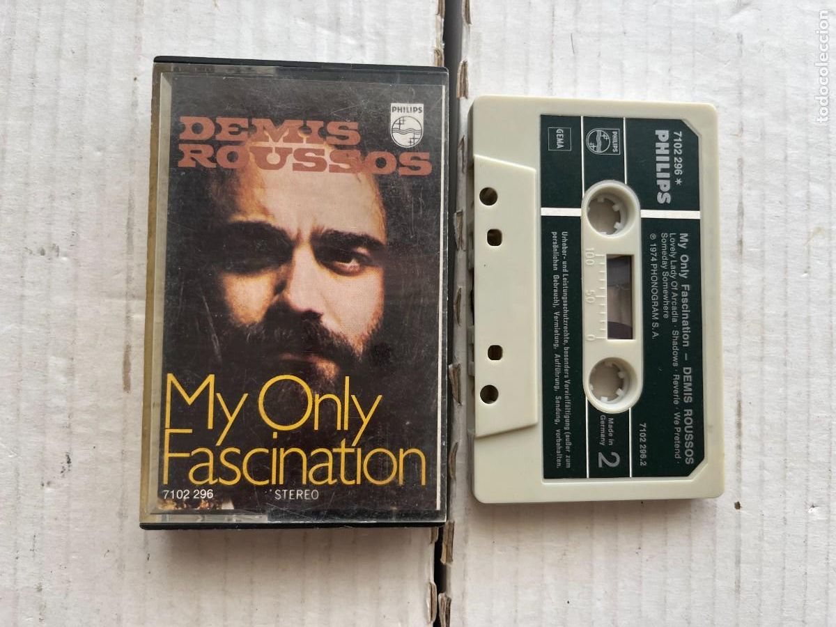 Casetes antiguos: DEMIS ROUSSOS MY ONLY FASCINATION CINTA CASETE CASSETTE KREATEN