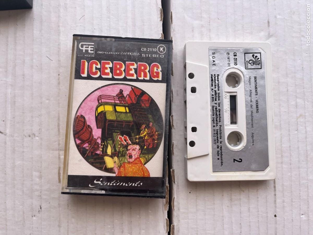 Casetes antiguos: ICEBERG SENTIMENTS- - CINTA CASETE CASSETTE KREATEN