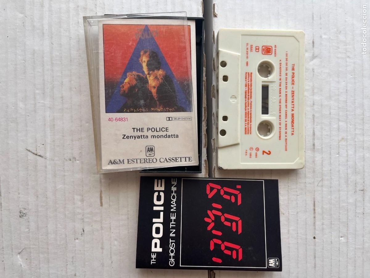 Casetes antiguos: THE POLICE ZENATTA MONDATTA + PORTADA GHOST IN THE MACHINE - CINTA CASETE CASSETTE KREATEN
