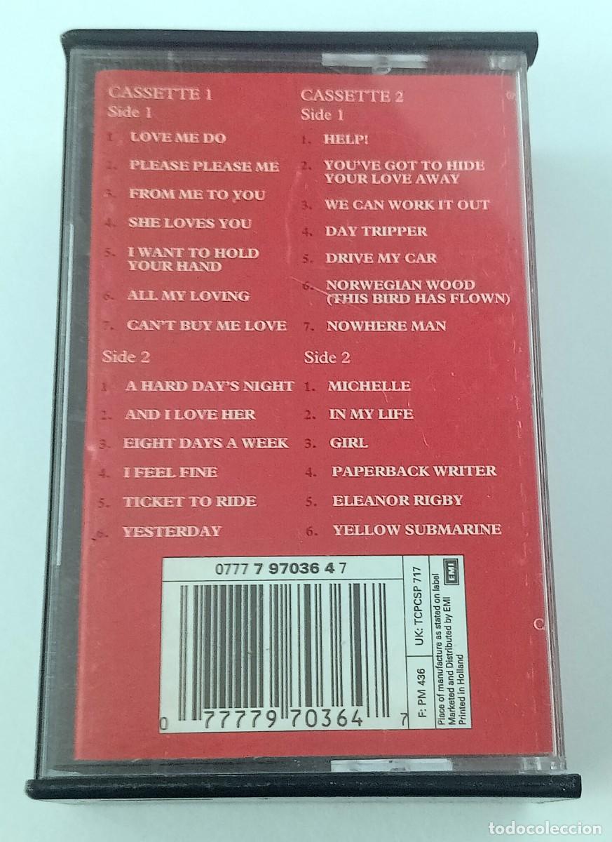 Casetes antiguos: DOBLE CASSETTE THE BEATLES - 1962/1966 - Foto 2