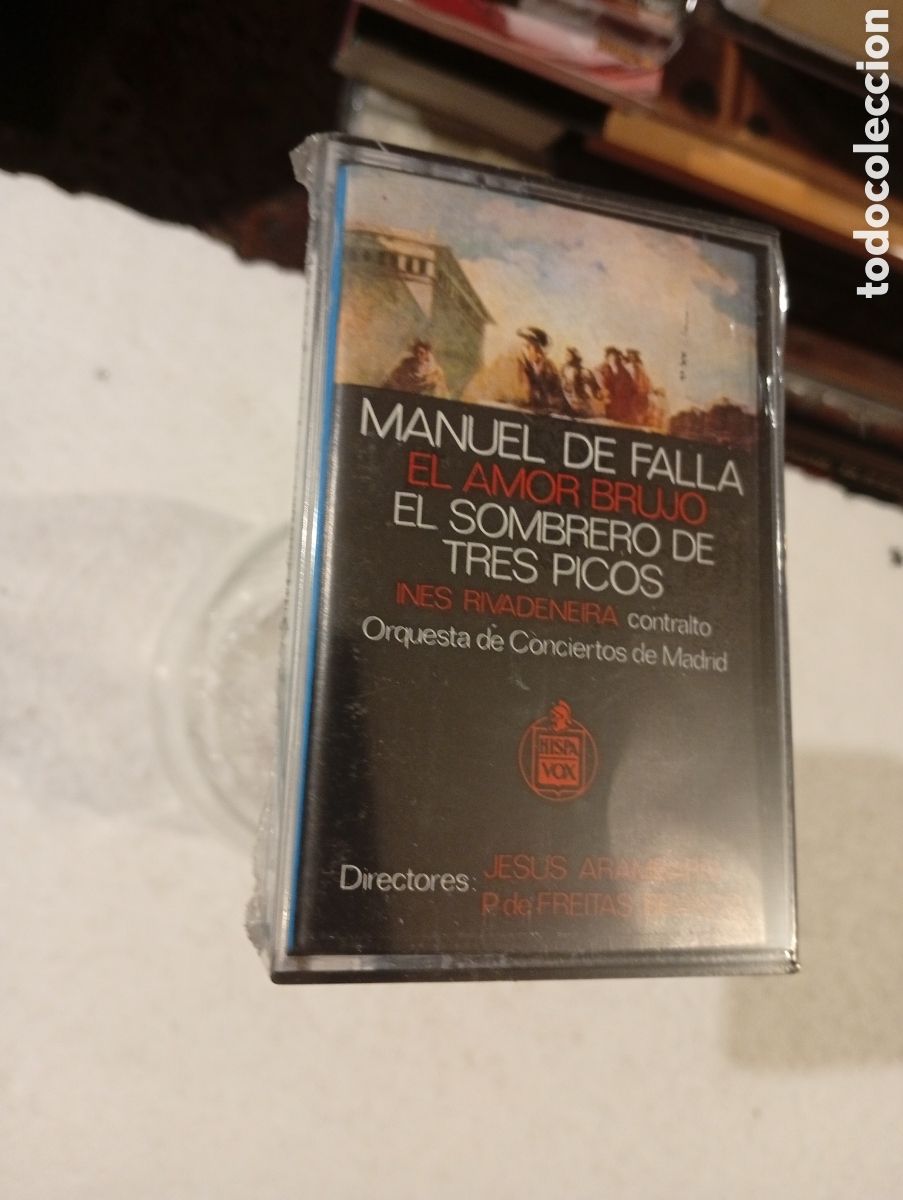 Casetes antiguos: 1 CASSETTE. FALLA. EL AMOR BRUJO. SOMBRERO DE TRES PICOS. RIVADENEIRA. ARAMBARRI. HISPAVOX.