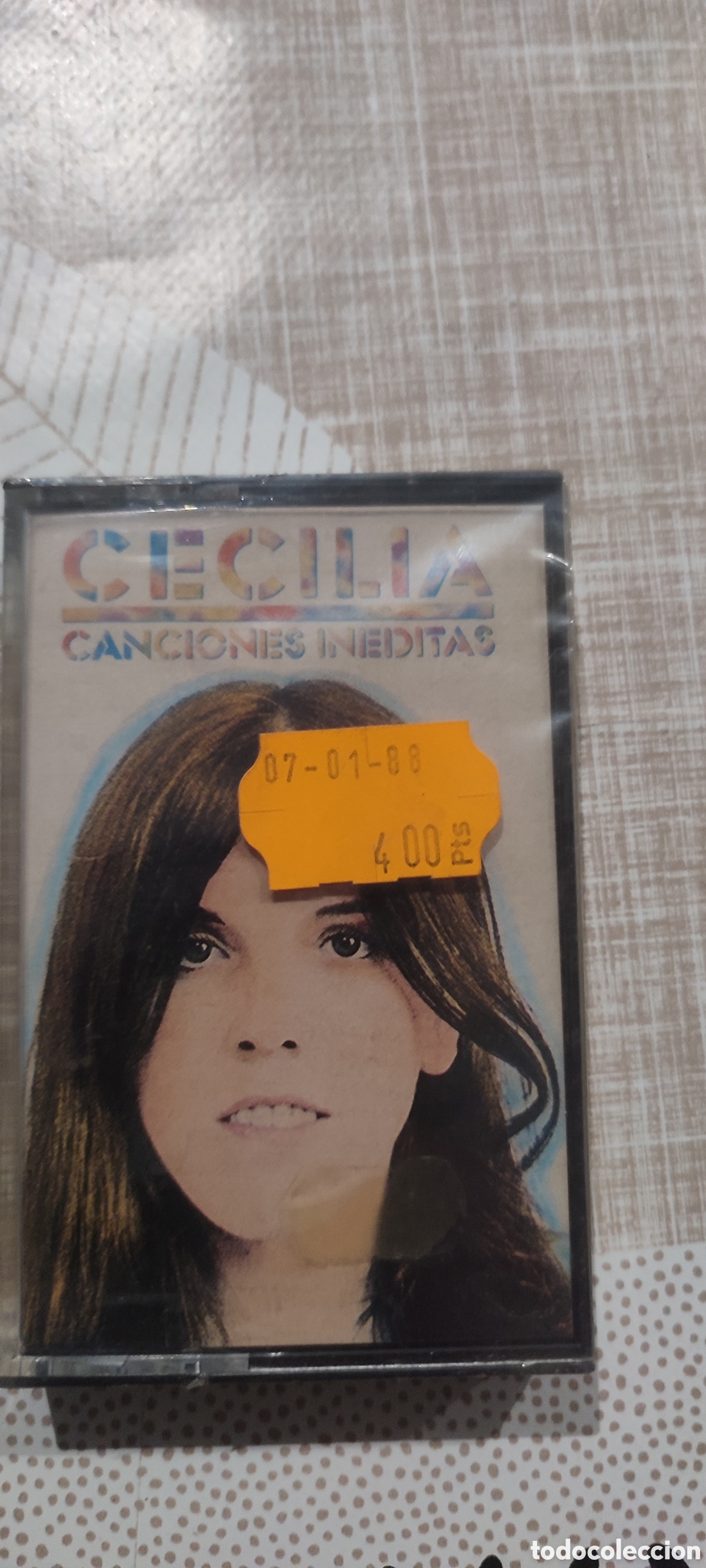 Casetes antiguos: Cinta casete Cecilia, canciones in&eacute;ditas. Cassette Precintado de tienda cerrada hace a&ntilde;os.