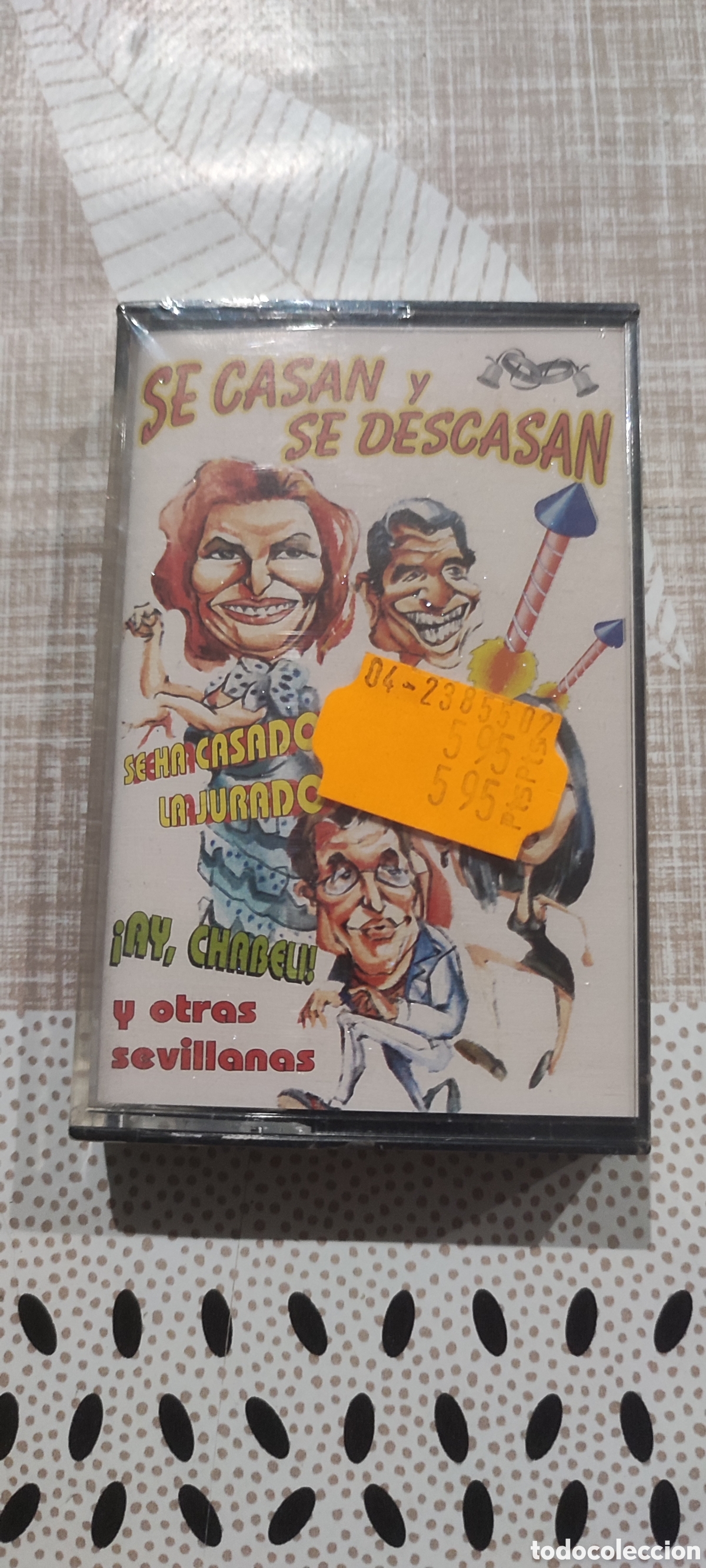 Casetes antiguos: Cinta casete Se casan y se descasan. Cassette Precintado de tienda cerrada hace a&ntilde;os.