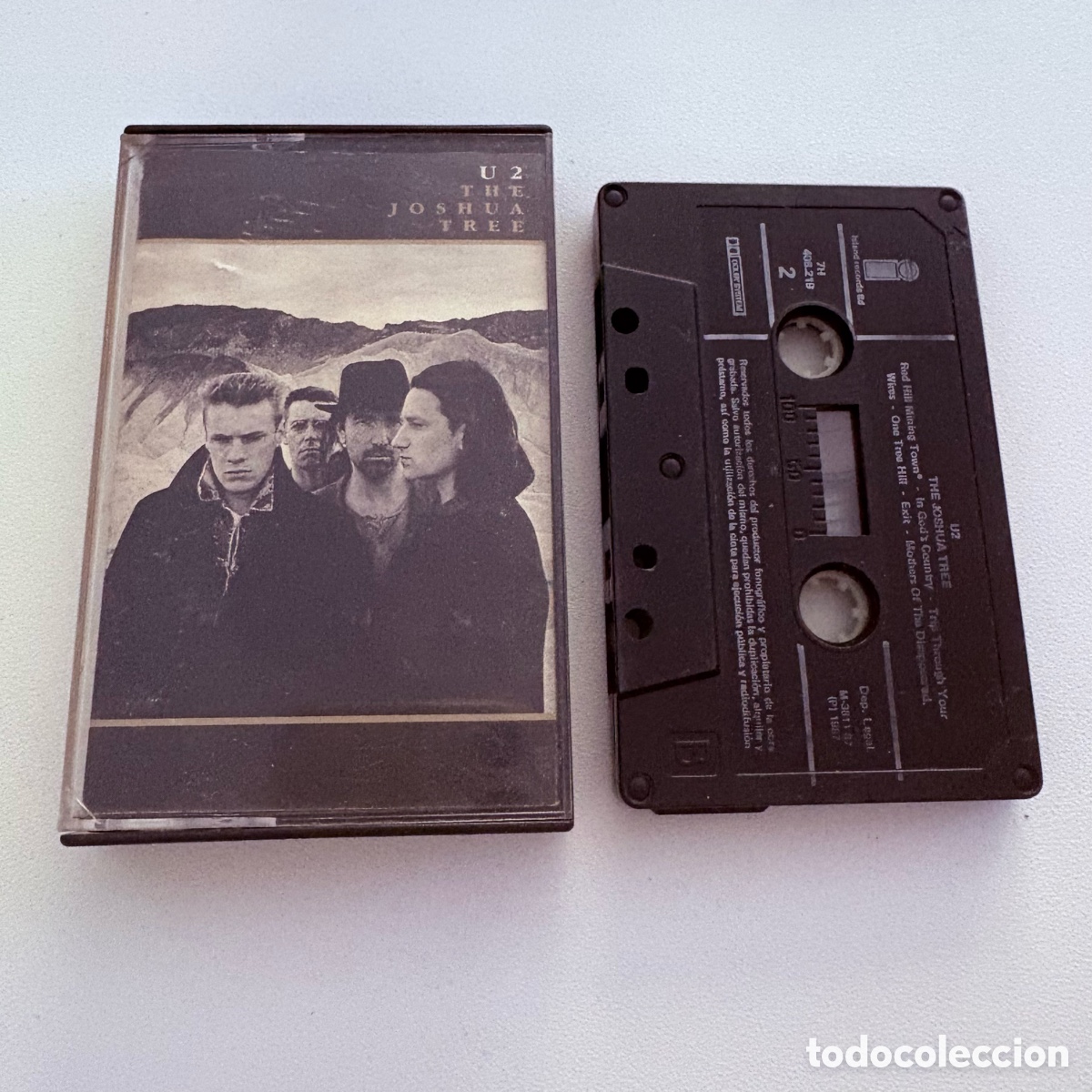 Casetes antiguos: cinta cassette U2 &ndash; The Joshua Tree edicion espa&ntilde;ola de 1987