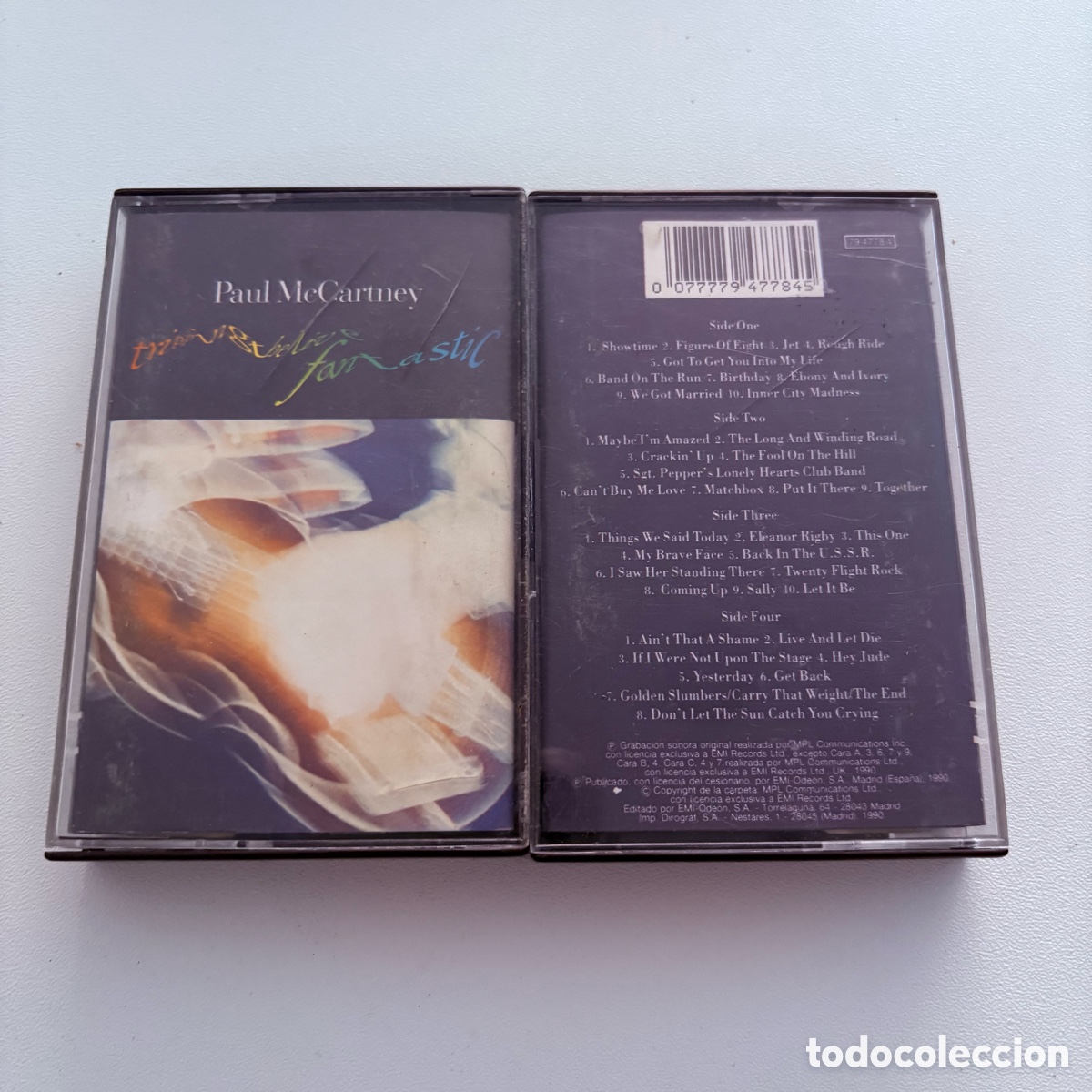 Casetes antiguos: doble cinta cassette Paul McCartney &ndash; Tripping The Live Fantastic edicion espa&ntilde;ola de 1990