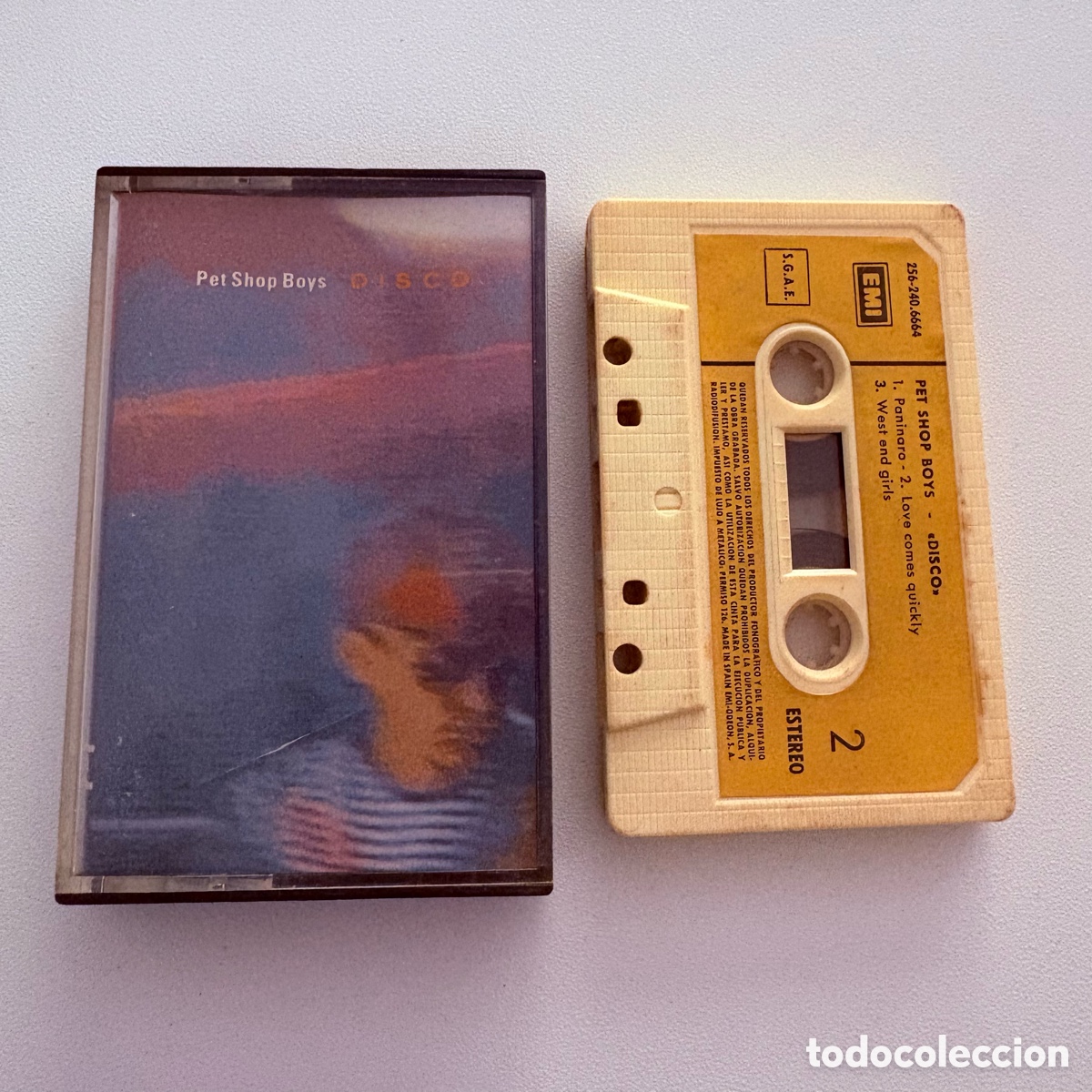 Casetes antiguos: cinta cassette Pet Shop Boys &ndash; Disco edicion espa&ntilde;ola de 1986