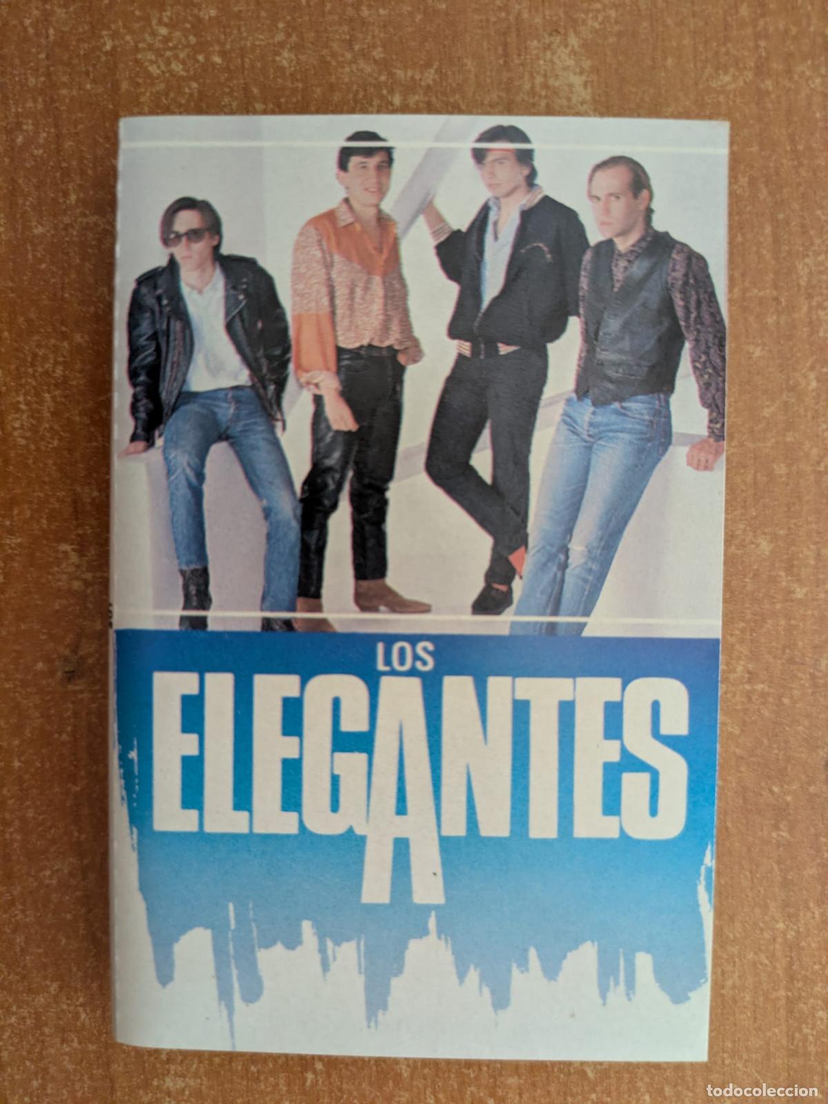 Casetes antiguos: LOS ELEGANTES. Chicas y dinero. Grandes &eacute;xitos. Zafiro. A&ntilde;o 1987.