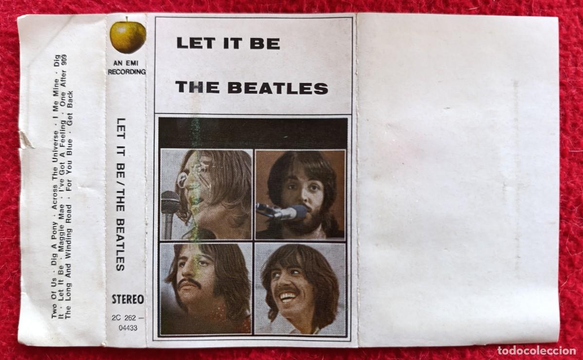 Casetes antiguos: THE BEATLES &ndash; LET IT BE CASSETTE 1970 MUY RARA EDICION FRANCESA