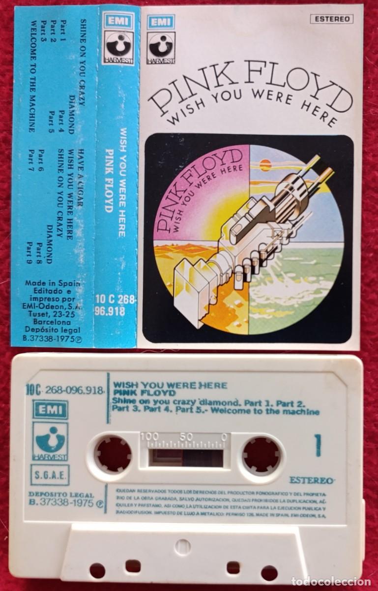 Casetes antiguos: PINK FLOYD &ndash; WISH YOU WERE HERE CASSETTE RARA EDICION ESPA&Ntilde;OLA