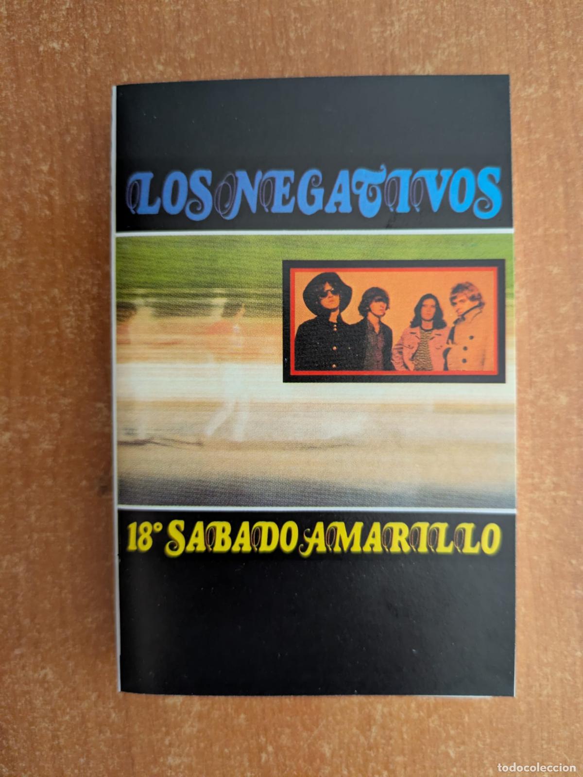 Casetes antiguos: LOS NEGATIVOS. 18&ordm; S&aacute;bado amarillo. Ediciones Victoria. A&ntilde;o 1987.