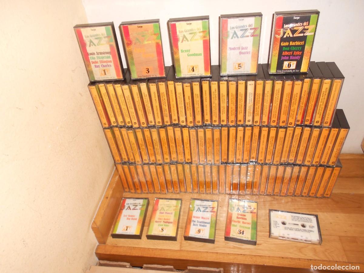 Cassetes antigas: los GRANDES del JAZZ - 99 Cintas de Cassettes / COLECCION casi COMPLETA ( Solo Falta 1 ) - 1&euro;y+