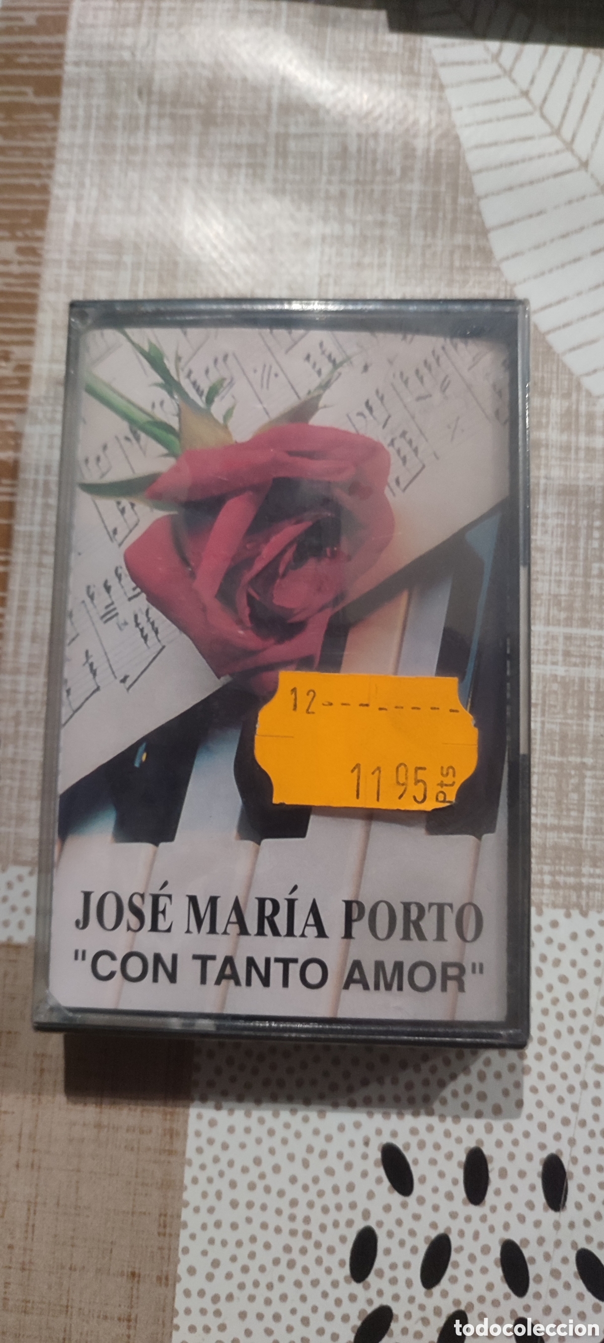 Casetes antiguos: Cinta casete Jos&eacute; Mar&iacute;a Porto. Cassette Precintado de tienda cerrada hace a&ntilde;os.