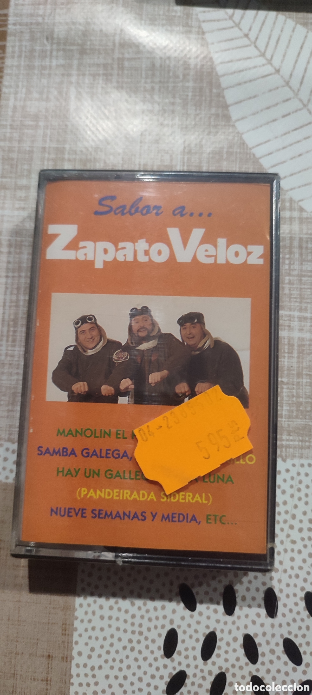 Casetes antiguos: Cinta casete Sabor a Zapato Veloz. Cassette Precintado de tienda cerrada hace a&ntilde;os.