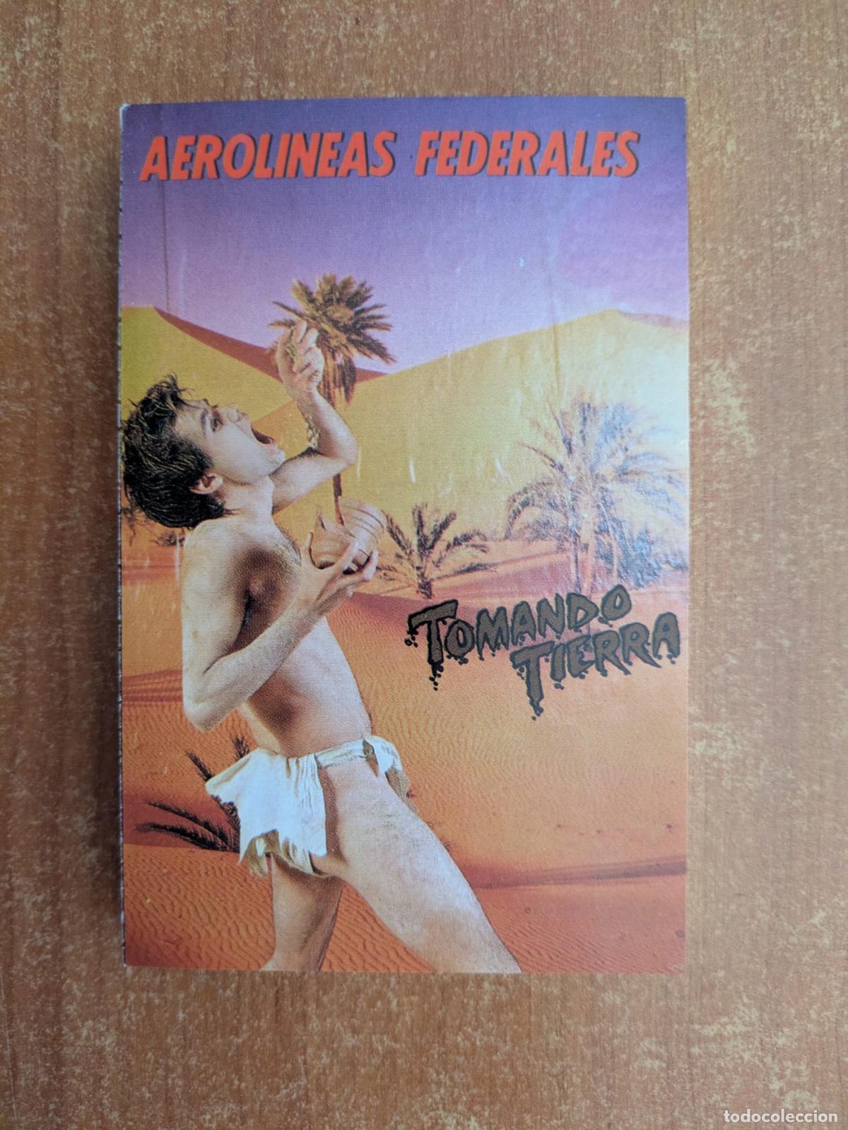 Casetes antiguos: AEROLINEAS FEDERALES. Tomando tierra. Dro. A&ntilde;o 1988.