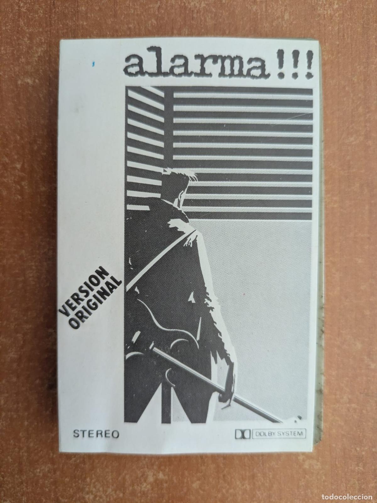 Casetes antiguos: Lo mejor de ALARMA. Frio. Preparado para el rock and roll. Lola. En el lado oscuro. Smash. A&ntilde;o 1987.